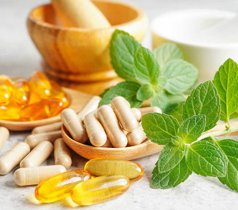 다양한 형태의 식이 보충제에 적합